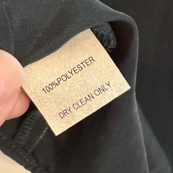 Shoulder Less Dark Forest Green Long Shirt Size Small - Picture 6 of 6